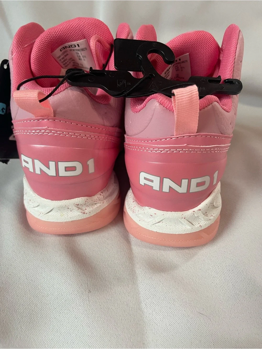 Pink High-Top Kids Sneakers
